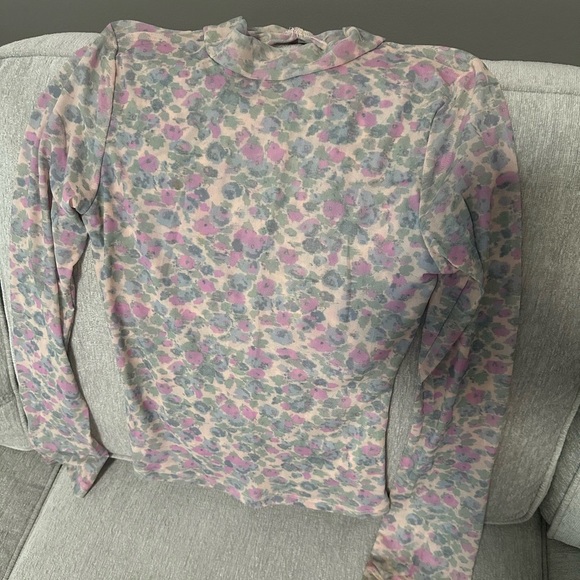 Anthropologie Tops |Anthropologie Sheer Mesh Gauzy Cutout Turtleneck Size XS - Picture 8 of 8